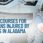 Legal Recourses for Pedestrians Injured by Vehicles in Alabama
