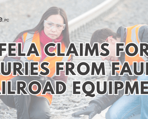 FELA Claims for Injuries from Faulty Railroad Equipment