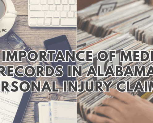 The Importance of Medical Records in Alabama Personal Injury Claims